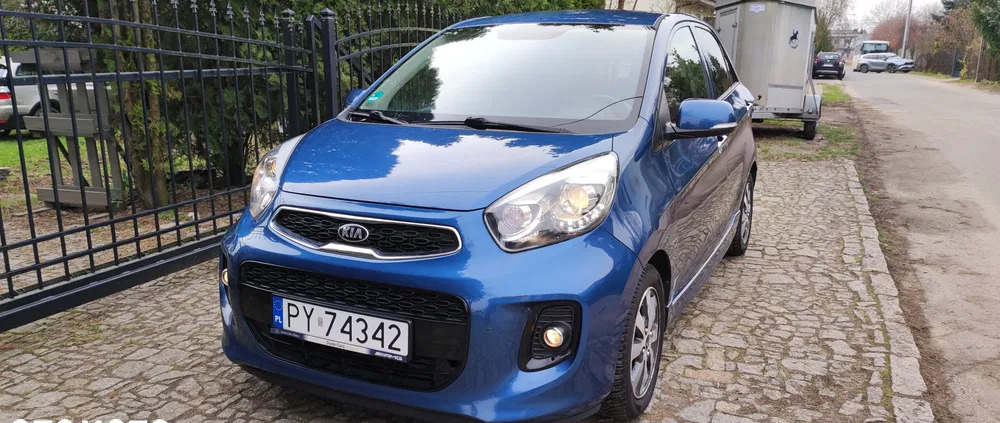 kia podlaskie Kia Picanto cena 26500 przebieg: 130400, rok produkcji 2015 z Poznań